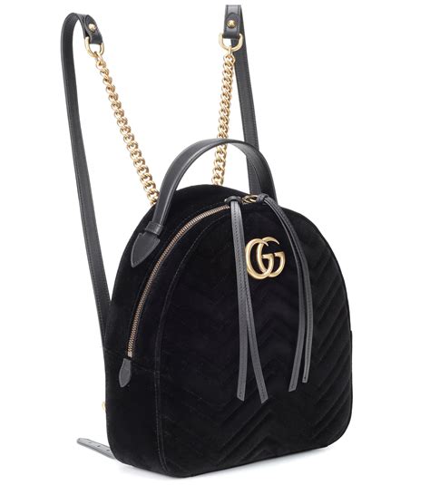 gucci gg marmont velvet backpack|Gucci Marmont price increase.